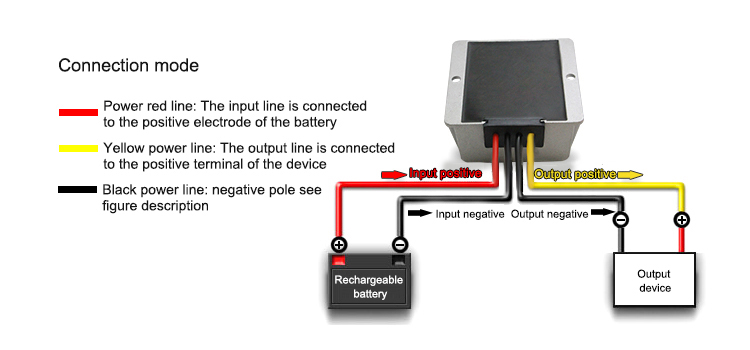 Non-isolated DC-DC boost converter wiring