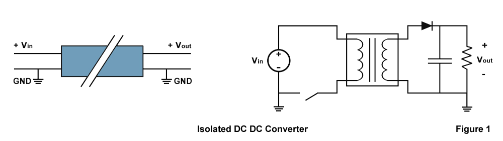 Isolated DC-DC converter wiring